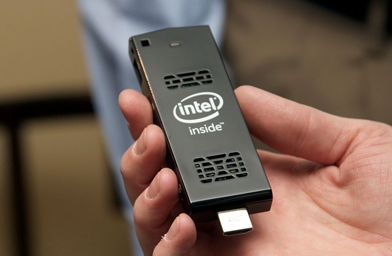This tiny device that looks like a flash drive turns any screen into a Windows 10 PC