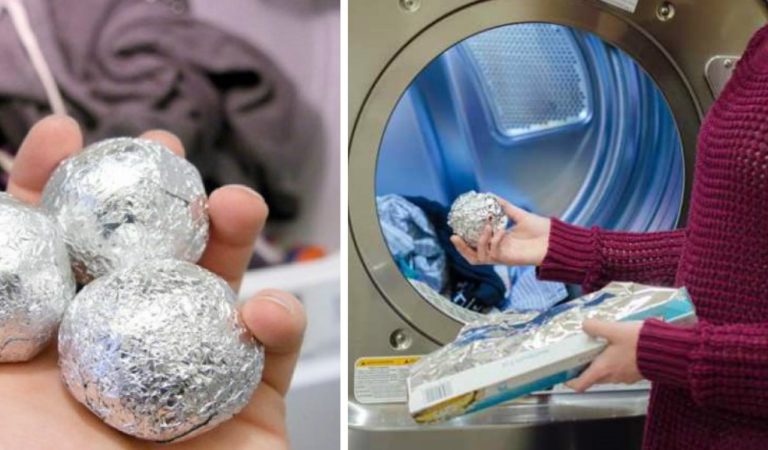 Aluminium foil in washing machine/dryer, will amaze you