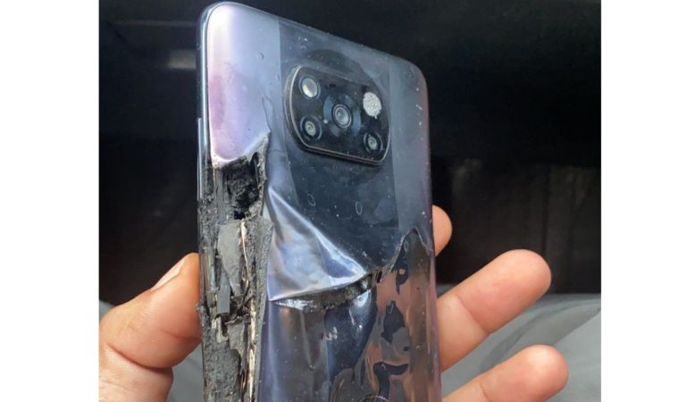 The Poco X3 Pro allegedly catches fire after charging; the firm claims it was caused by ‘user induced damage.’